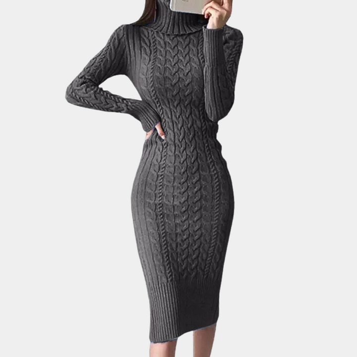 Oellera | Robe pull en maille décontractée pour femmes