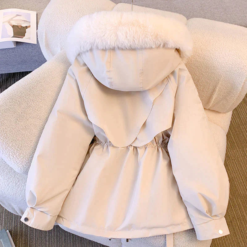 Oaynexa | Manteau d'hiver élégant avec col en fourrure