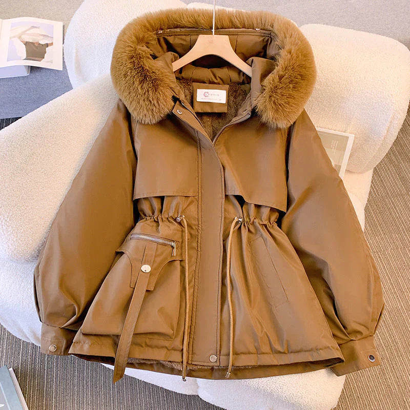 Oaynexa | Manteau d'hiver élégant avec col en fourrure