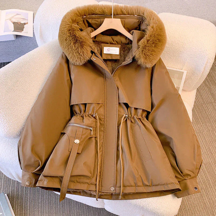 Oaynexa | Manteau d'hiver élégant avec col en fourrure