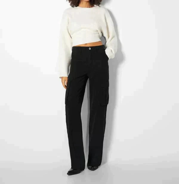Lalinena | Pantalon cargo chic pour femmes
