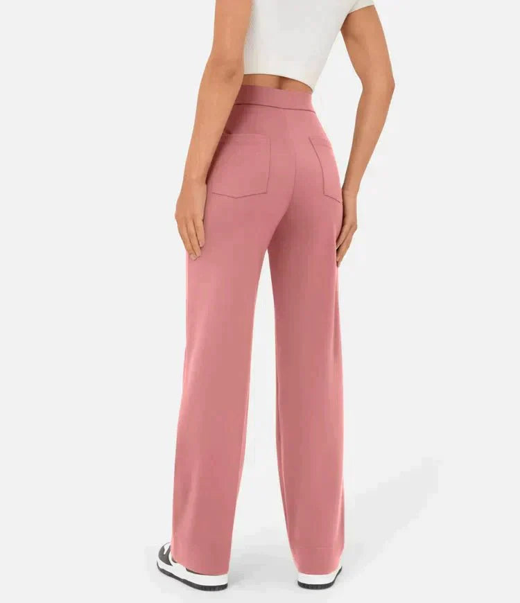 Soline | Pantalon élastique taille haute