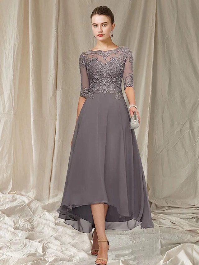 Aenasa | Maxi-robe de fête élégante avec dentelle