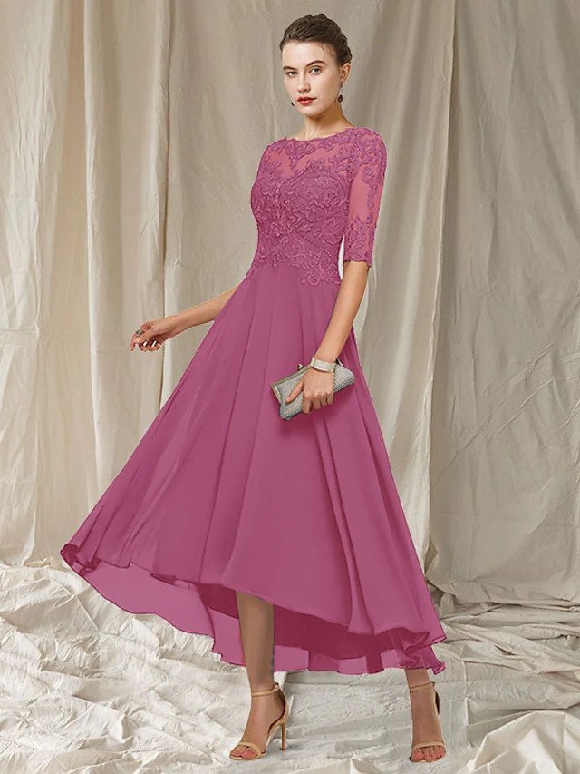 Aenasa | Maxi-robe de fête élégante avec dentelle