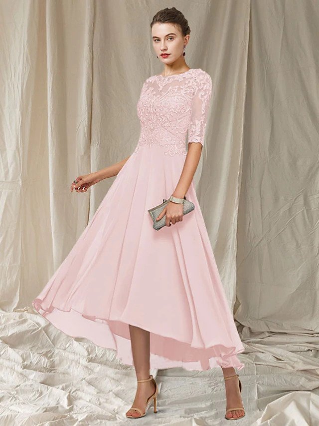 Aenasa | Maxi-robe de fête élégante avec dentelle