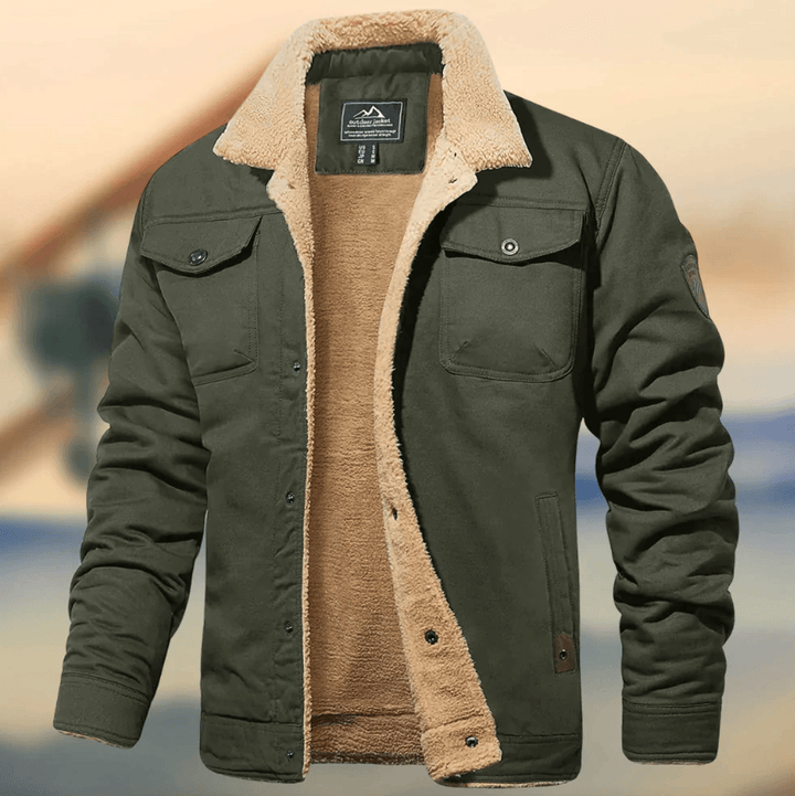 Oliam | Veste chaude à col pour hommes