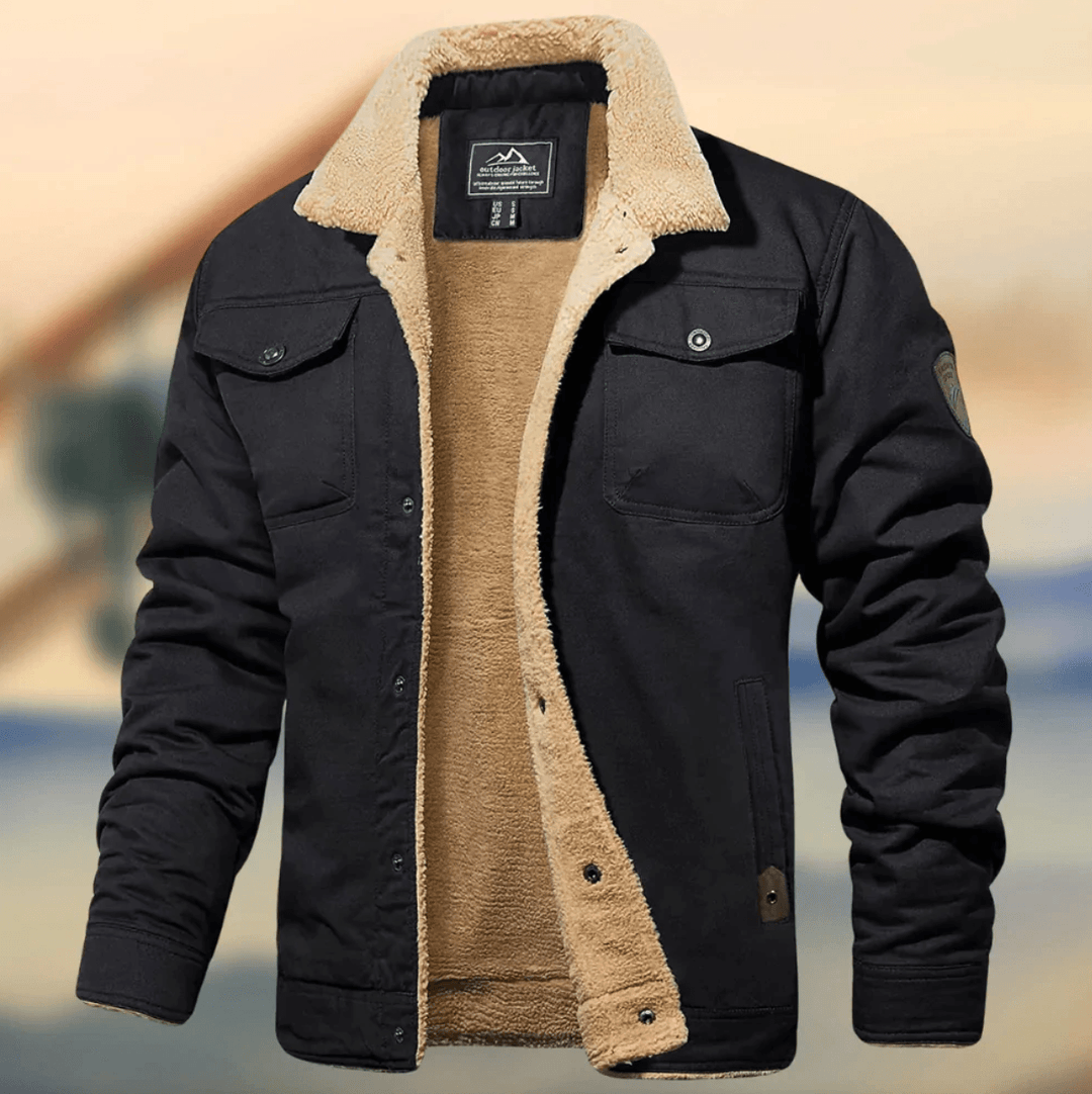 Oliam | Veste chaude à col pour hommes
