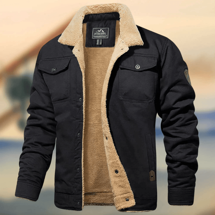 Oliam | Veste chaude à col pour hommes