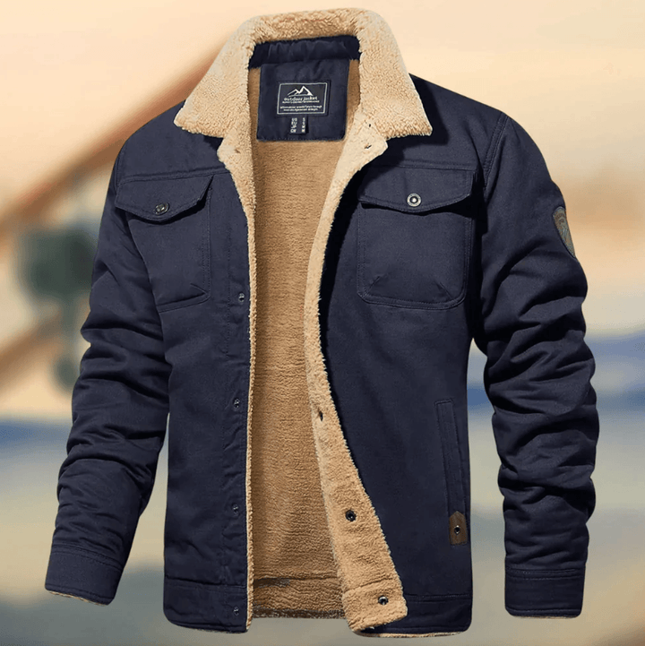 Oliam | Veste chaude à col pour hommes