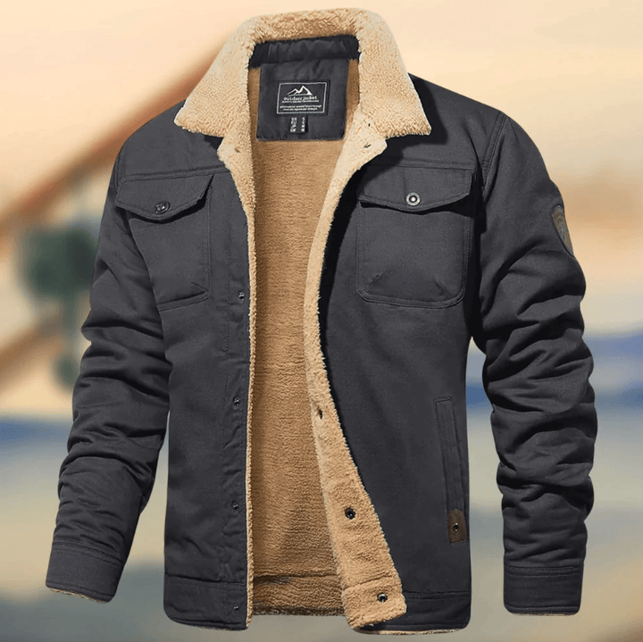 Oliam | Veste chaude à col pour hommes