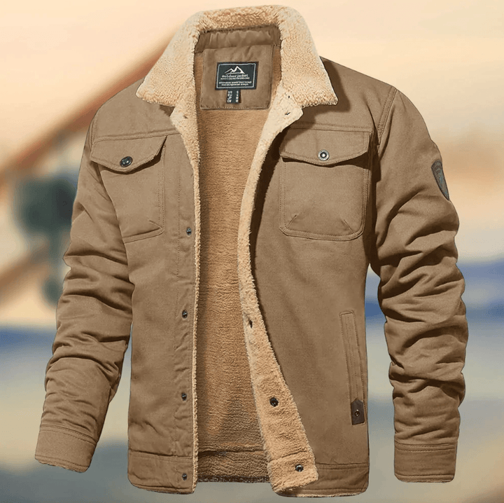 Oliam | Veste chaude à col pour hommes