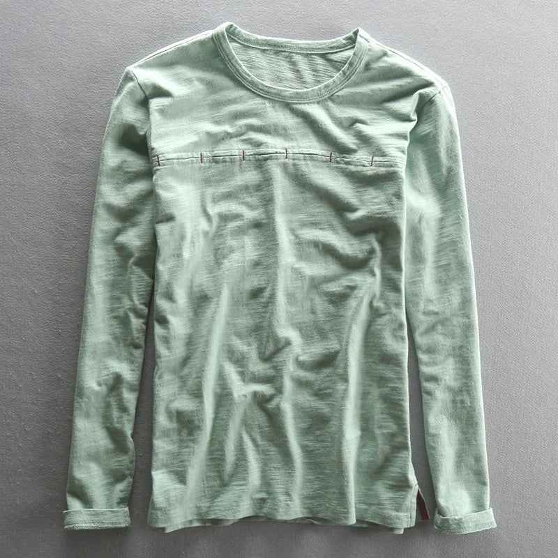 Lienan | T-shirt décontracté à manches longues pour hommes