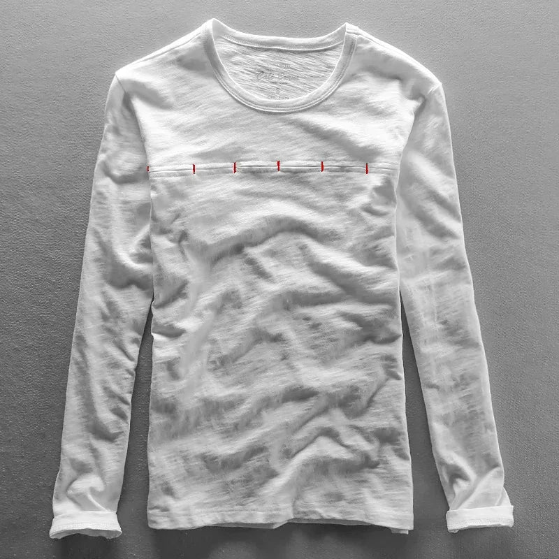 Lienan | T-shirt décontracté à manches longues pour hommes
