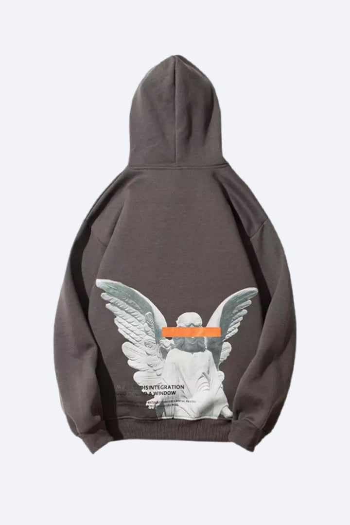 Siettar | Sweat à capuche avec imprimé ange