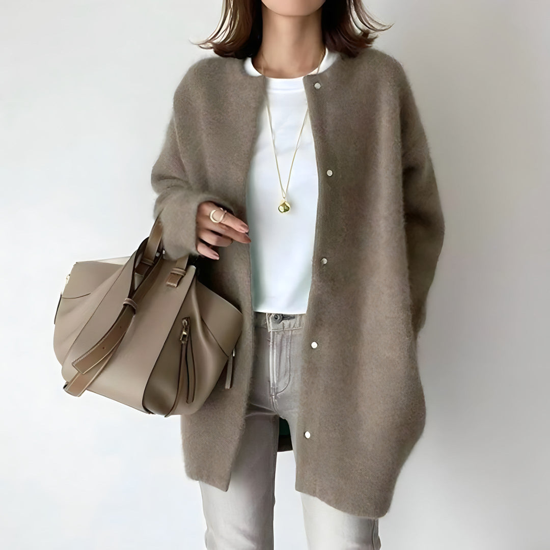 Leria | Cardigan chic à boutons pour femmes