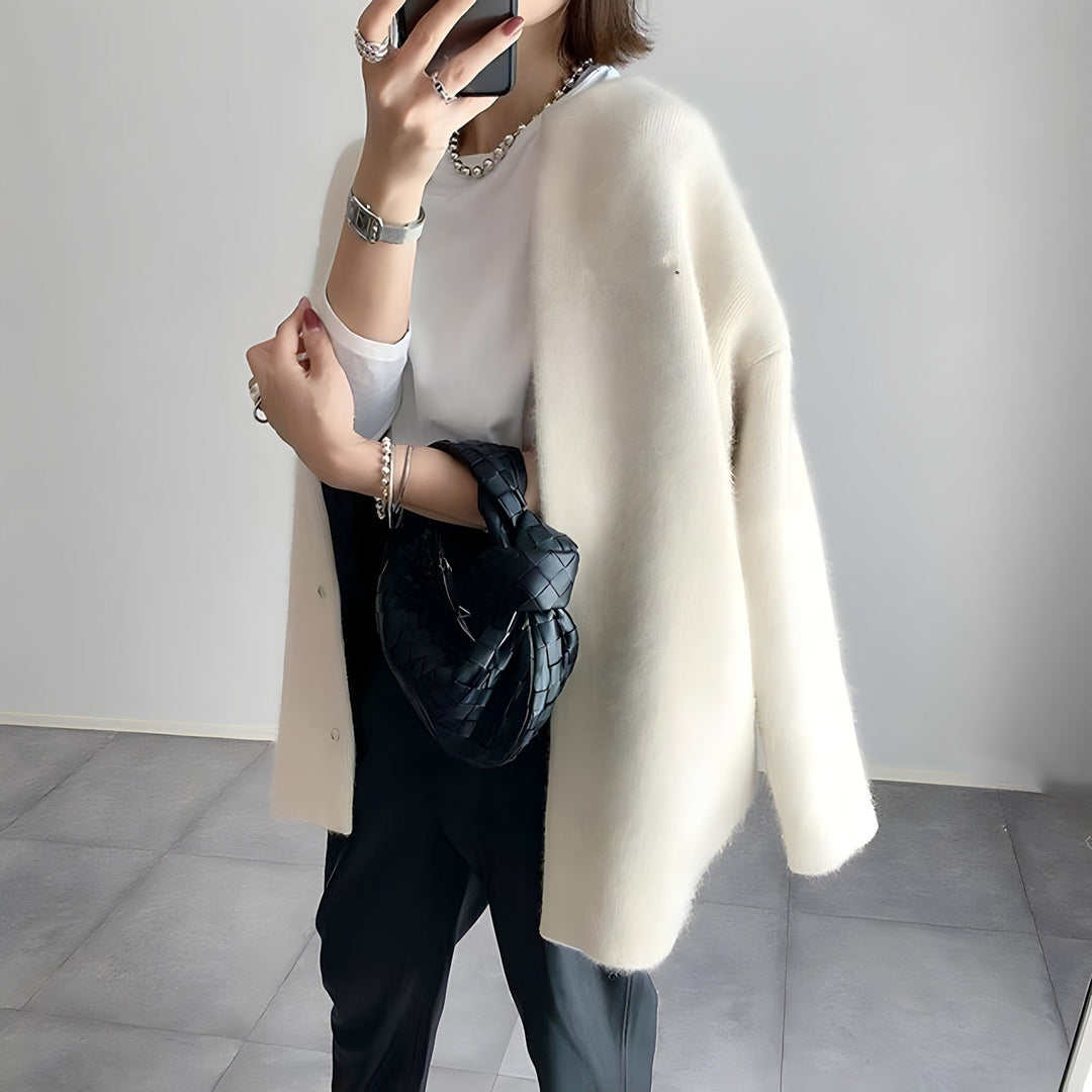 Leria | Cardigan chic à boutons pour femmes