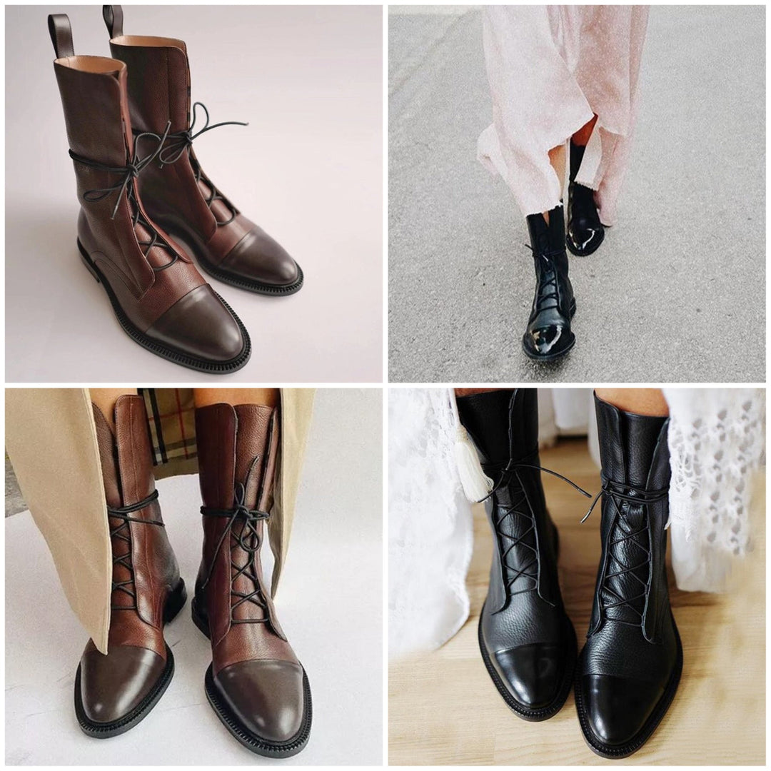 Saoraela | Bottines classiques en cuir vegan pour femmes