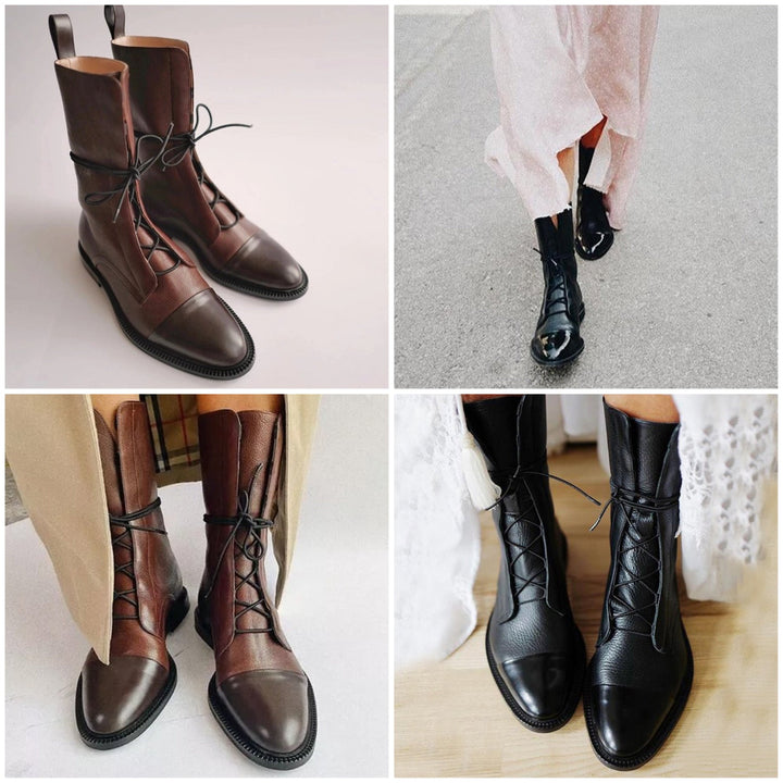 Saoraela | Bottines classiques en cuir vegan pour femmes