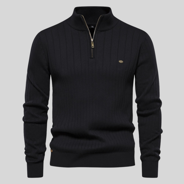Valias | Pull élégant à col zippé pour hommes