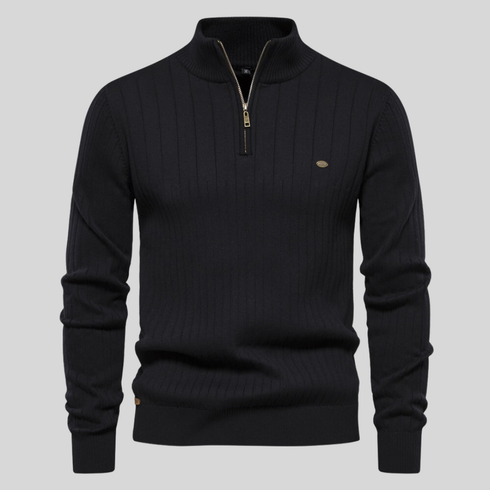 Valias | Pull élégant à col zippé pour hommes