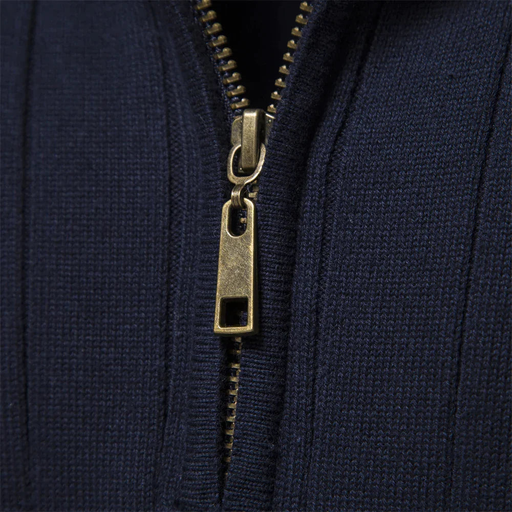 Valias | Pull élégant à col zippé pour hommes