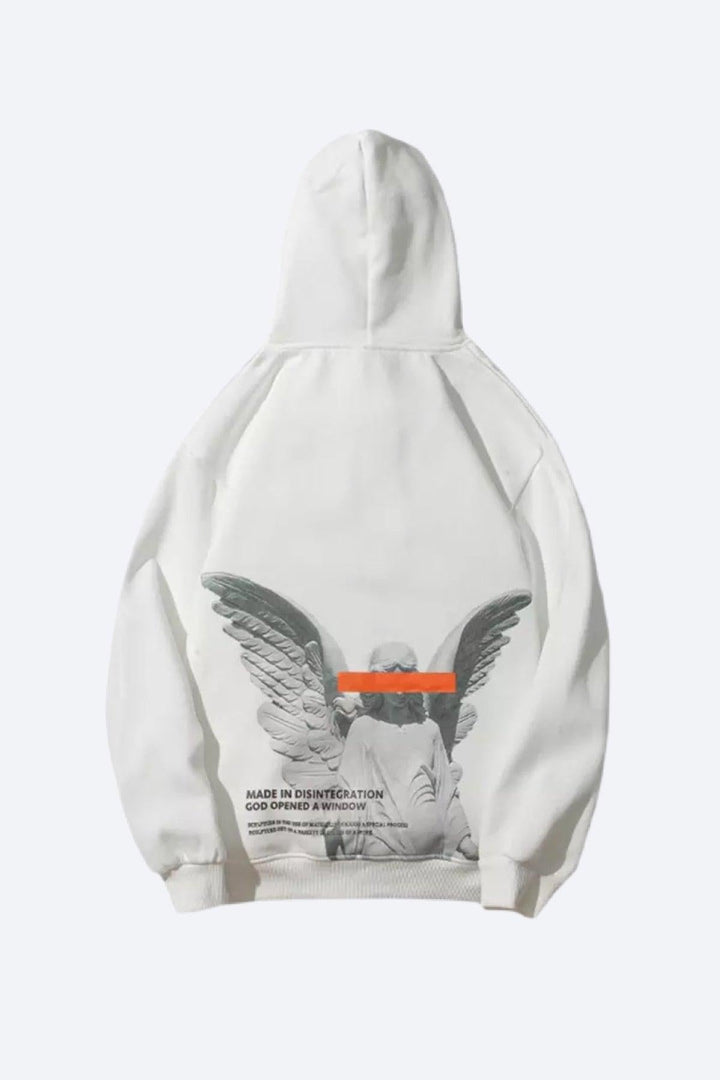 Siettar | Sweat à capuche avec imprimé ange