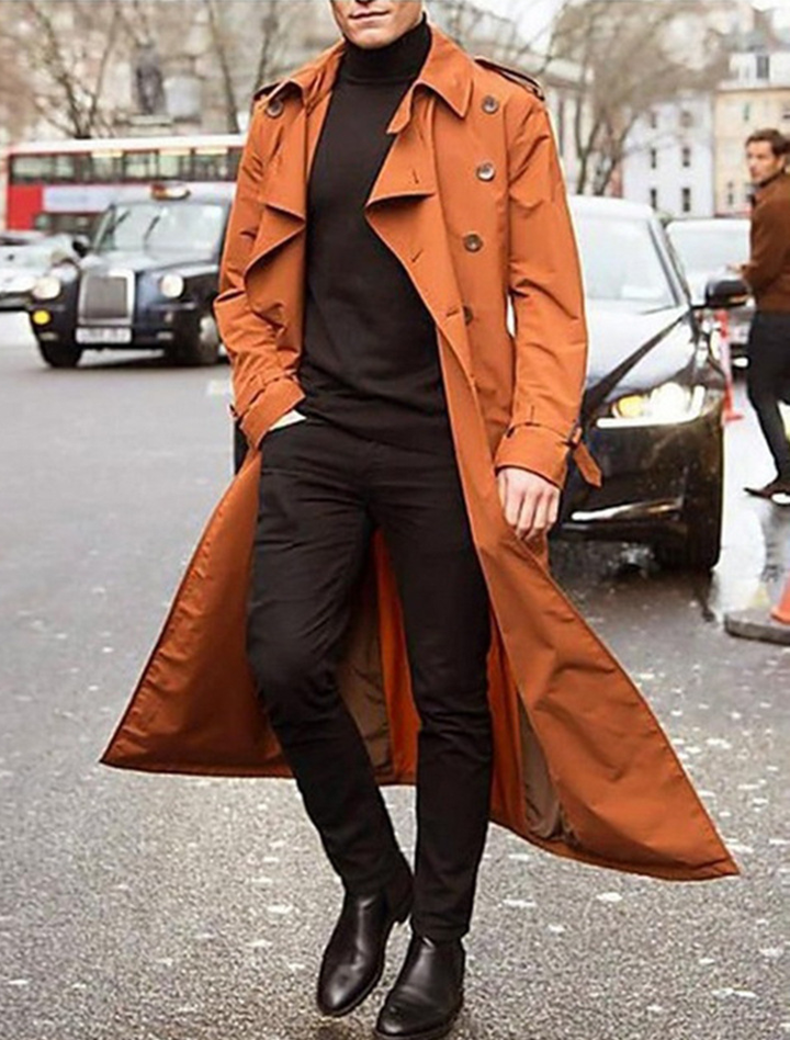 Saayam | Trench-coat élégant imperméable pour hommes
