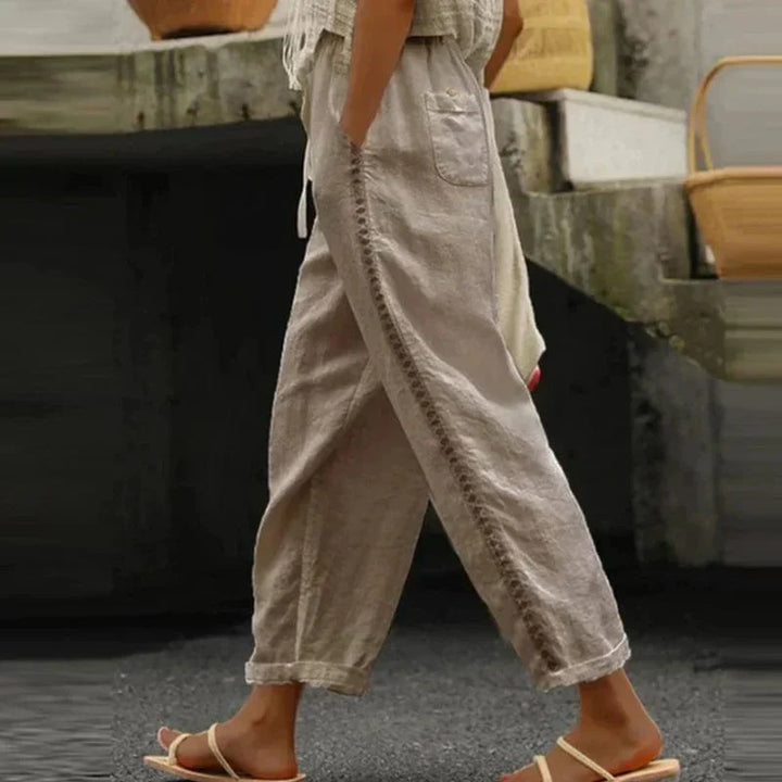 Niayala | Pantalon Décontracté Écourté pour Femmes