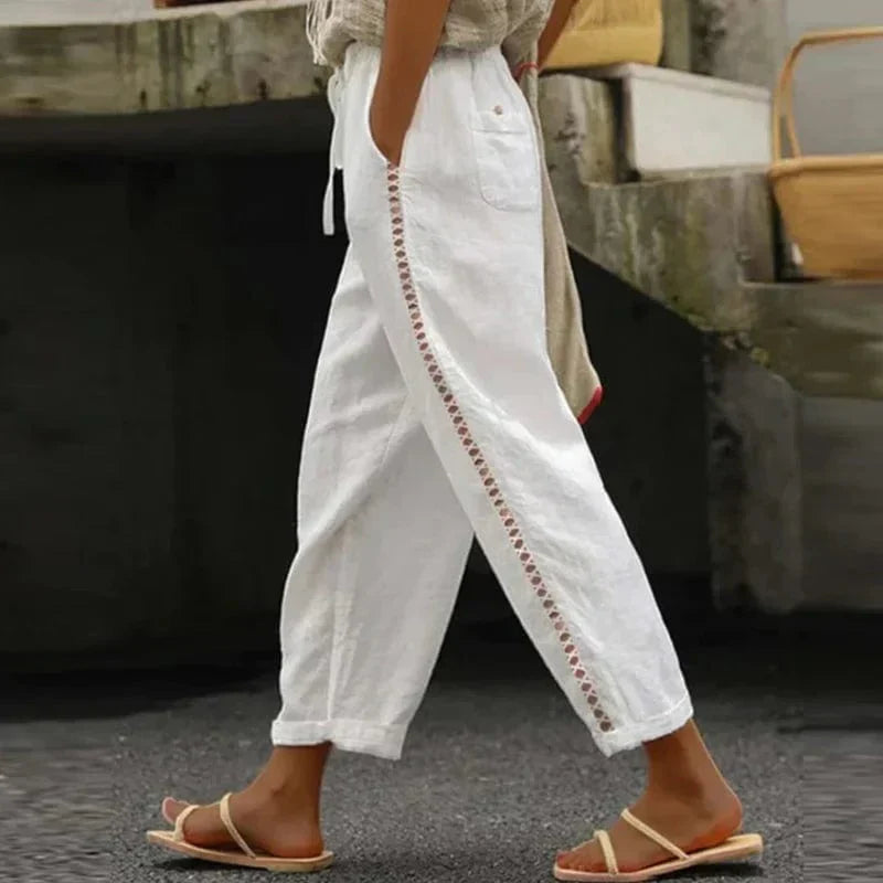 Niayala | Pantalon Décontracté Écourté pour Femmes