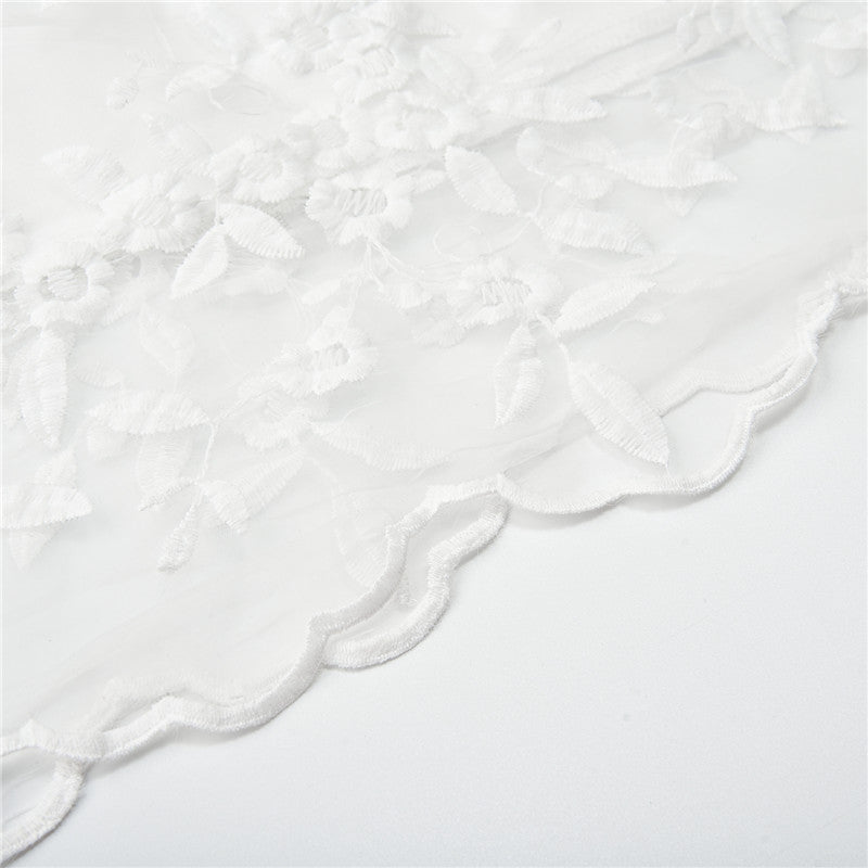 Moenaxa | Elégante robe d'été blanche