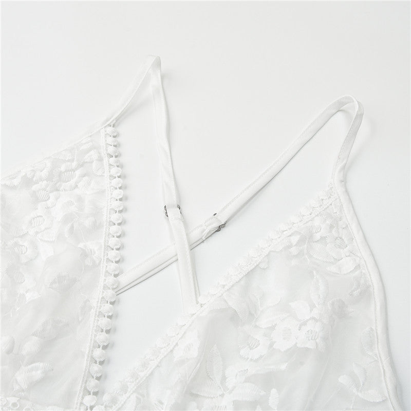 Moenaxa | Elégante robe d'été blanche