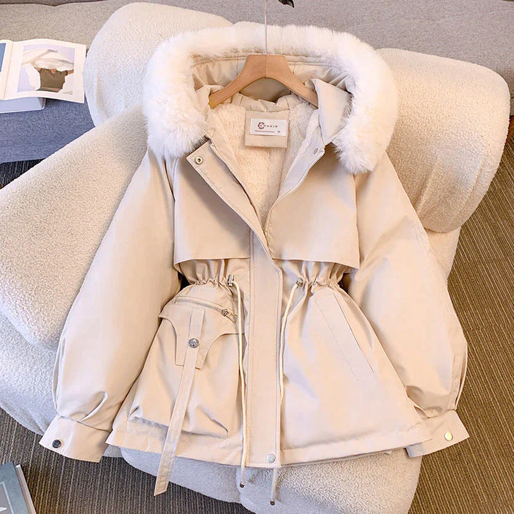 Oaynexa | Manteau d'hiver élégant avec col en fourrure