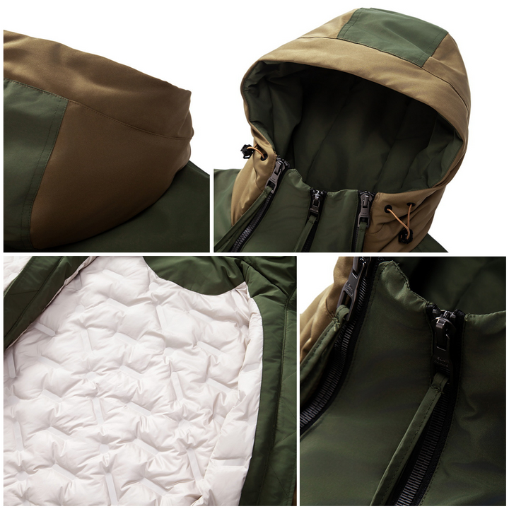 Leiran | Hiver design fonctionnel à double zip