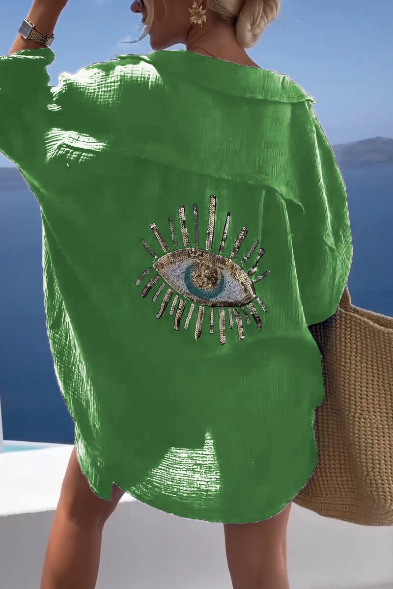 Salia | chemisier pour robe de plage œil