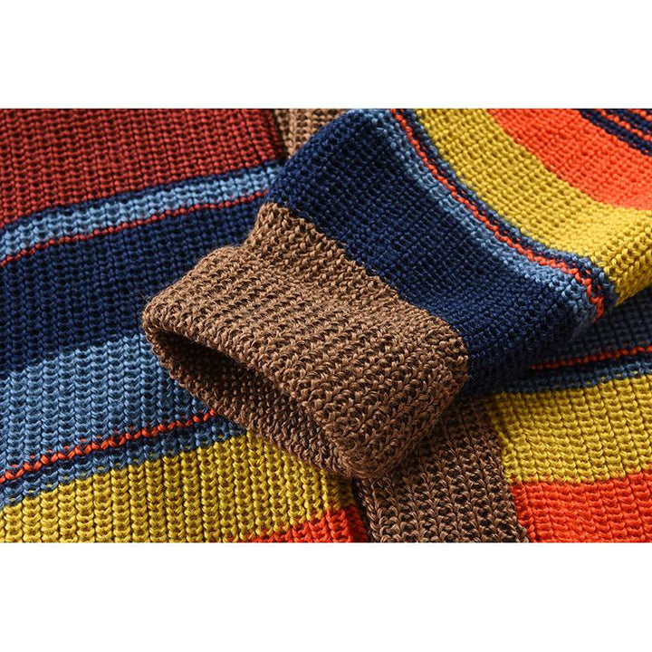 Siorael | Veste tricotée colorblock pour hommes