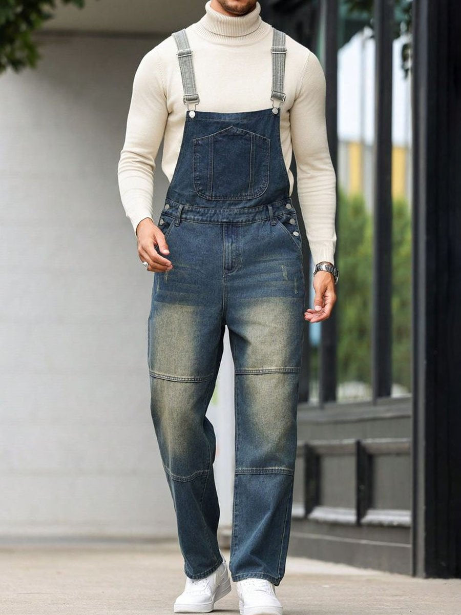 Maeller | Salopette en denim vintage pour homme