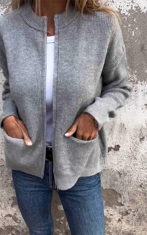 Saanana | Gilet tricoté chic pour femmes