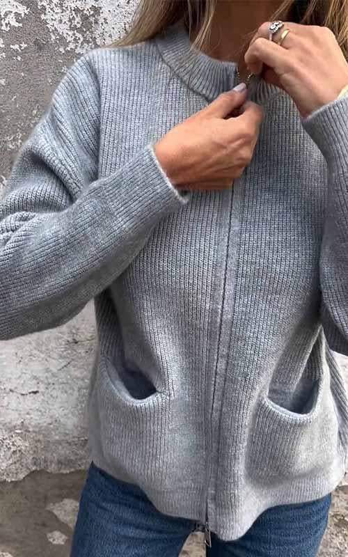 Saanana | Gilet tricoté chic pour femmes