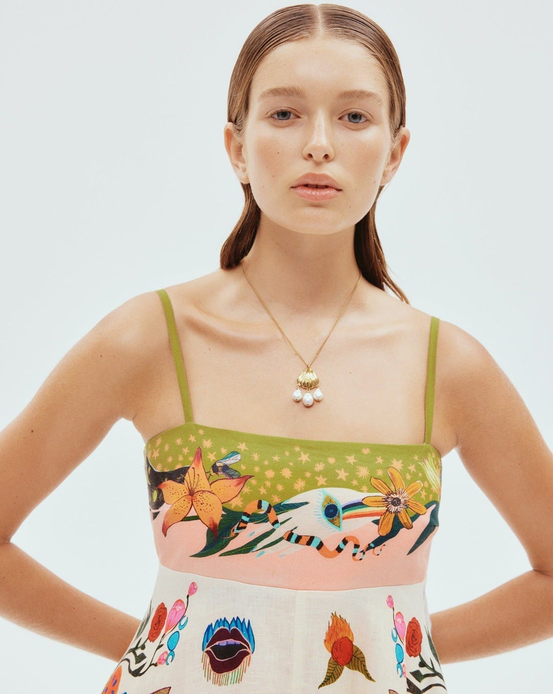 Rariana | Robe balançoire avec graffiti pour femmes