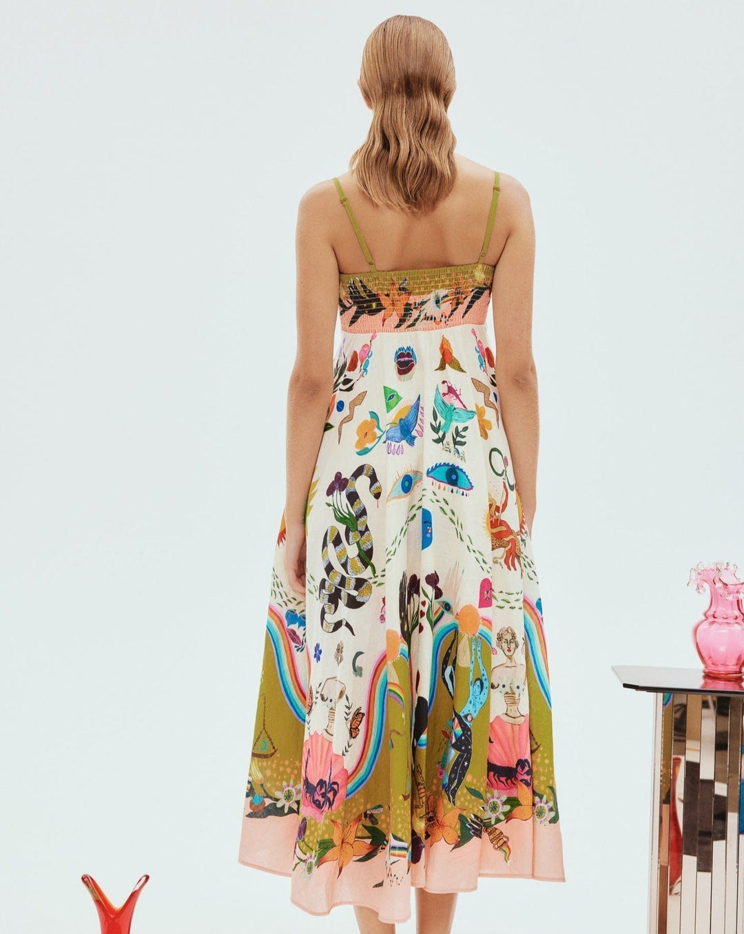 Rariana | Robe balançoire avec graffiti pour femmes