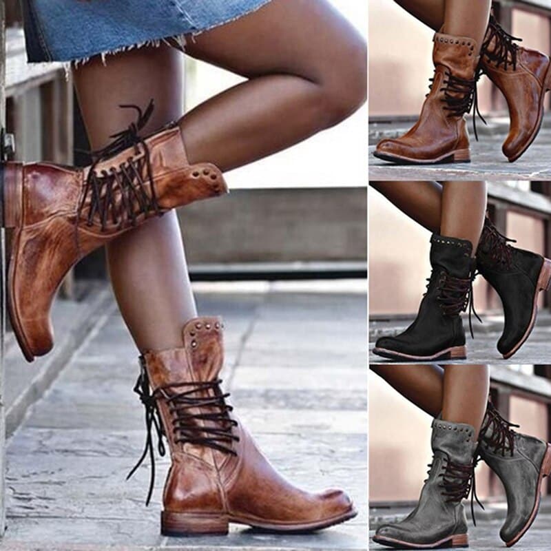 Niellea | Bottes en cuir pour femmes