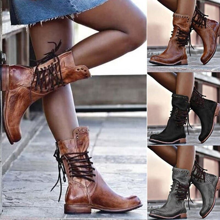 Niellea | Bottes en cuir pour femmes
