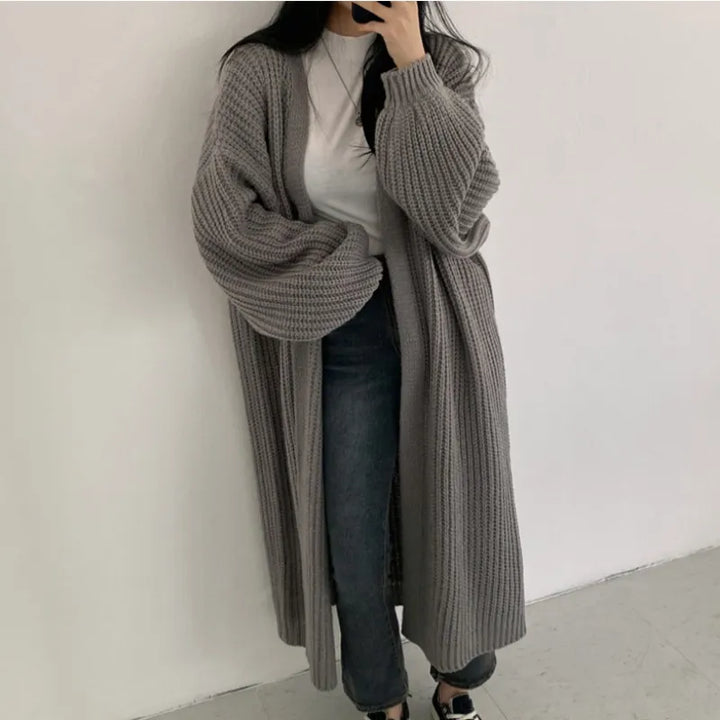 Naarra | Long gilet en maille pour femmes