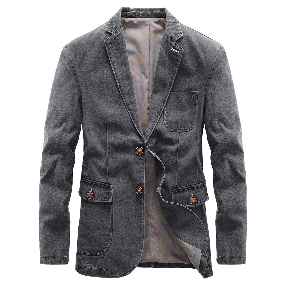 Vaanam | Veste en jean business
