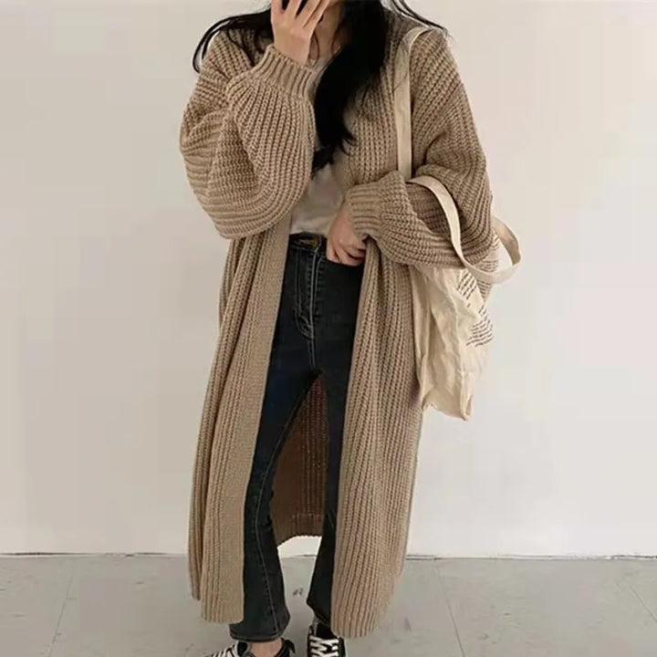 Naarra | Long gilet en maille pour femmes