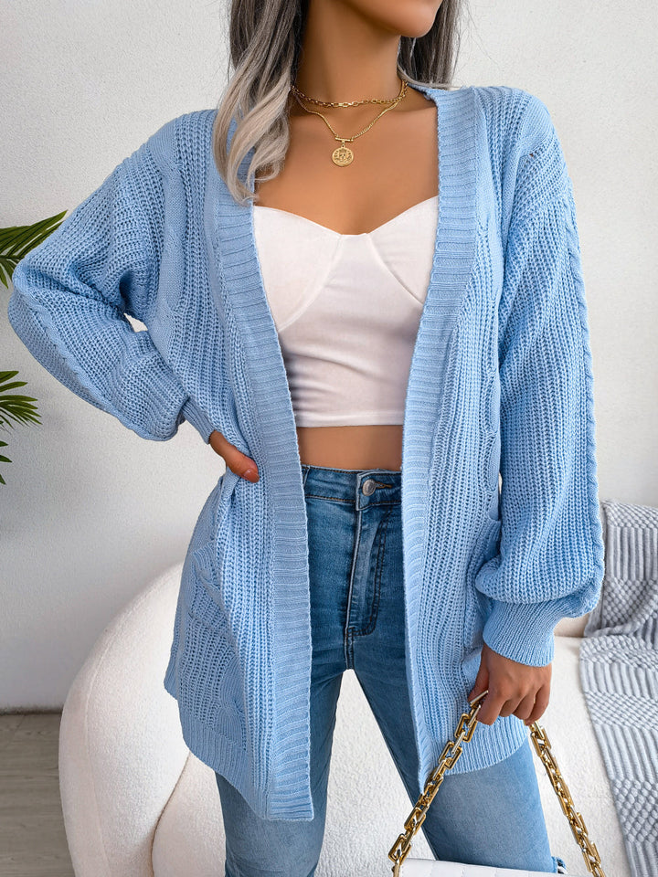 Reosiara | Gilet long en maille pour femmes
