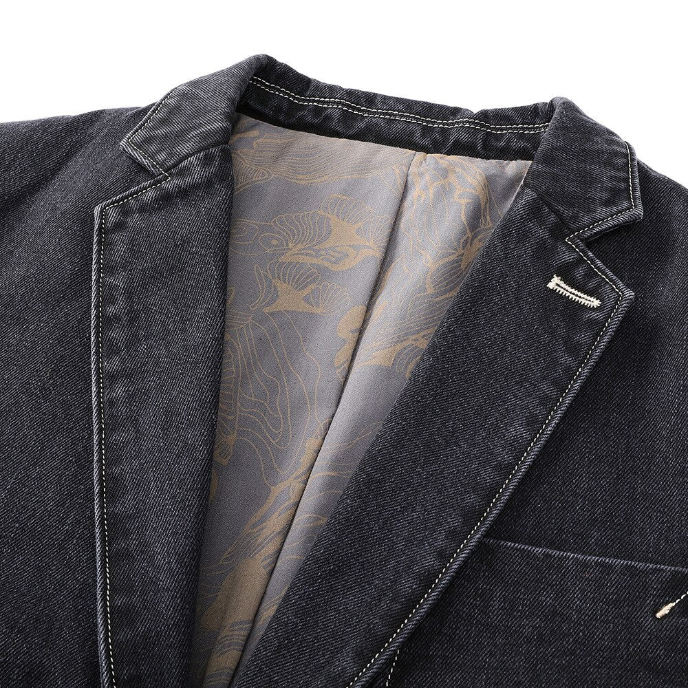 Vaanam | Veste en jean business