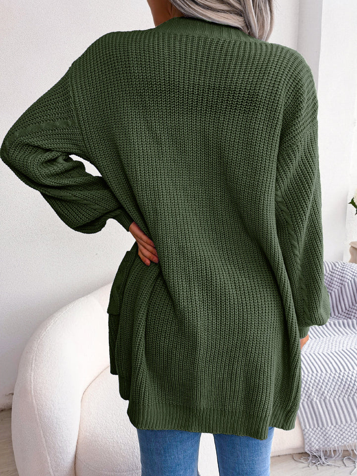 Reosiara | Gilet long en maille pour femmes
