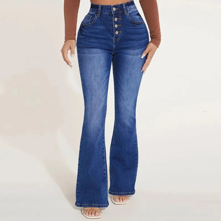 Noonnama | Jeans évasés confortables pour femmes
