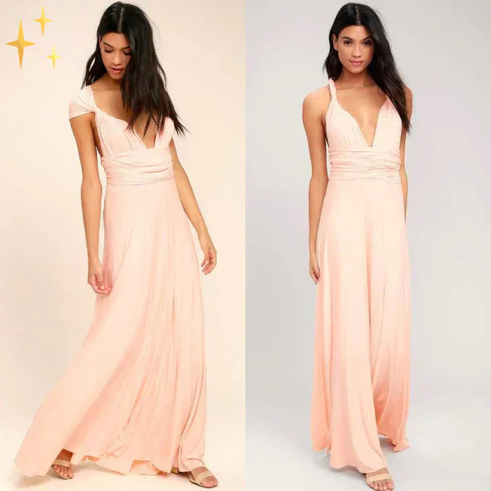 Liriana | Robe élégante au look cache-cœur polyvalent
